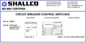 Circuit Breaker Control - 2650D Application Image Button linked to drawing for download